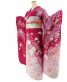 参列振袖[anan]ローズピンク裾薄ピンク・牡丹と桜の花の丸[身長172cmまで]No.627